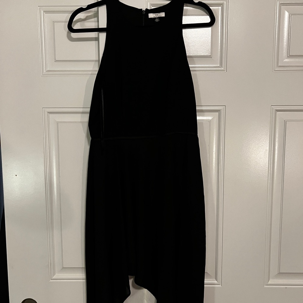 NWT Halston Heritage Modele Black Asymmetrical Dress size 4 Clearance price